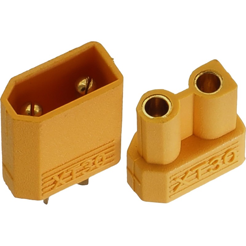 Audiophan Bullet Connector XT30 Male Female Set Yellow XT30 (2