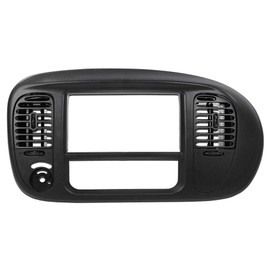 ANDPLAY Center Dash Panel Bezel Compatible with 2000-2003 Ford F150/2000 2001 2002 Ford Expedition Black