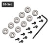 Yakamoz 2Pcs 1/4'' Shank Top and Bottom Bearing Guide Flush