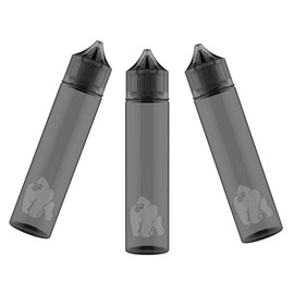 Chubby Gorilla LDPE 60 ml Einhorn Flaschen 5 Stück schwarz