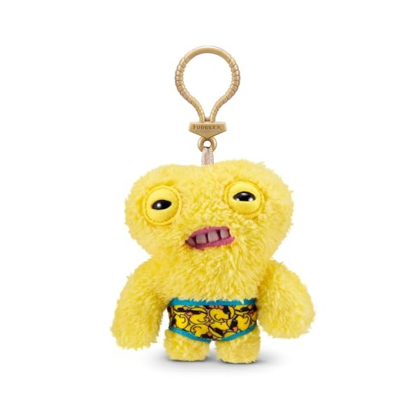 Fuggler Keyring 15705J Badge Series Squidge - Yellow Squidge Yellow