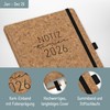 Häfft® Weekly Note Calendar 2026 A5 "Cork" Book Calendar, Planner