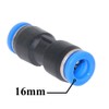 Beduan Push to Connect Fitting, 16mm Tube OD Pneumatic Quick