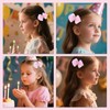 Happy Birthday Hair Bow Clip for Girls Babies Bow Knot