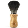 Omega 96832 - Pennello da Barba in Fibra Black Hi-Brush - Ulivo