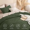 Andency Dark Olive Green Comforter Set Queen Size, Lightweight Fluffy