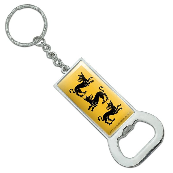 GRAPHICS & MORE Game of Thrones Clegane Sigil Keychain Rectangle
