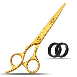 Hairdressing Scissor Hair Scissor 6.5" Lefty for Professional Hairdressers Barbers Stainless Steel Multi Color Hair Cutting Shears for Salon, Men, Women, Children and Adults Sold by WISHBEAUTY