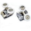Replacement Shower Door Fixing Wheels in Chrome - 4X Top