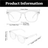 LJCZKA Blue Light Blocking Glasses for Women Men Retro Square