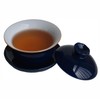 ZHCHSH Bowl 6oz/180ml Blue Glaze Porcelain Cup with Saucer and