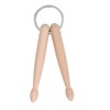 Wooden Drumstick Keyring Drum Stick Keyring Bag Hanging Drummer Decoration