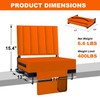 Aliphon Stadium Seat for Bleachers with Back Support and Cushion,
