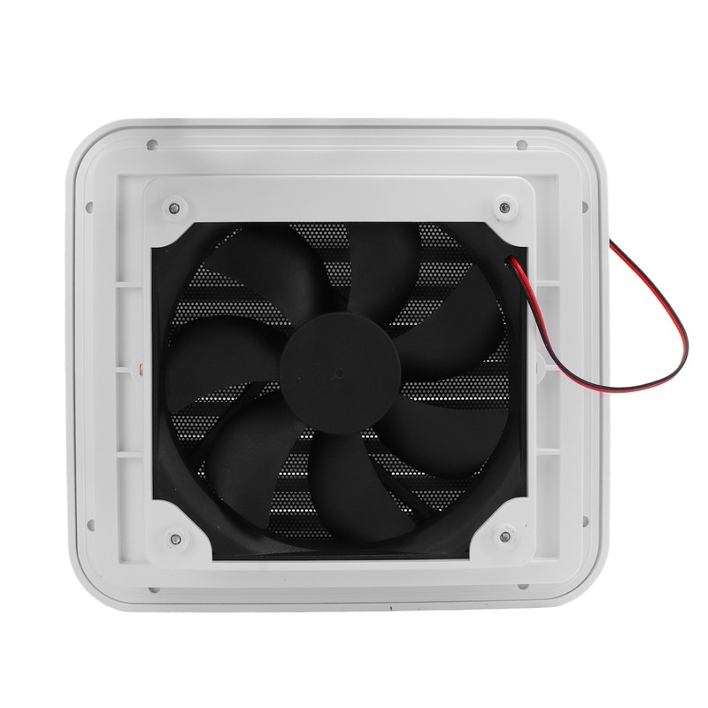 RV Side Vents 12V White Unidirectional Dustproof Strong Wind Cooling