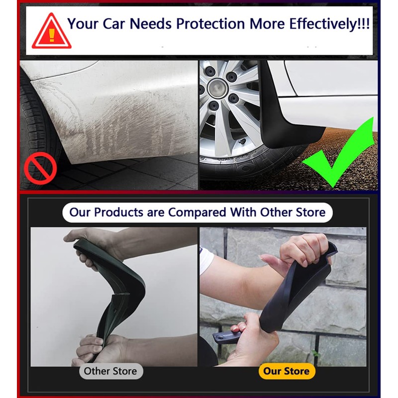 Car Mud Splash Guards Mud Flaps Fender Kit for Nissan