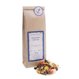 Fruit Tea Loose Date Magic South Fruit Date Corinths Orange Pineapple Mango Papaya Lemongrass Fruit Tea with Tropical Fruit Vanilla Flavour 250 g