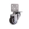 Skelang 4 Pcs Swivel Castor, 25mm Wheel with L-Shaped Plate,