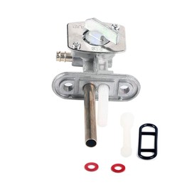 Keenso Motorcycle Fuel Tap, Motorcycle Fuel Tank Valve Switch Metal 6 mm Fuel Tap Fuel Shut-off Valve for Bayou300 KLF30 1986-2004