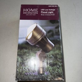 Home Decorators LED Flood Light Low Voltage Brass in Bronze Finish 1002539460