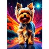 QQYRHN 5D Yorkshire Terrier Diamond Painting Kit for Adults Beginners