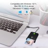 ZOWEETEK CAC Reader USB C, lector de tarjetas CAC militar,