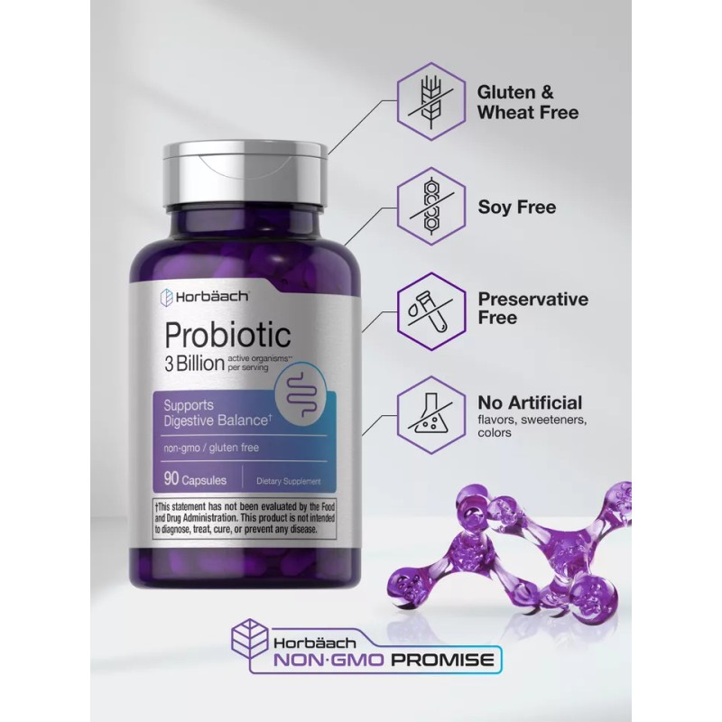 Probiotic for Women & Men | 3 Billion CFU |