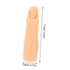 PACKOVE 5pcs Silicone Nail Training Fingers Flexible Joints for Realistic