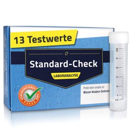 Aquakaiser Laboratory Water Test Standard 13 Test Values for Drinking Water and Tap Water Analysis in German Laboratory