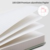RETTACY Notebook B5 Squared, Bullet Journal with 100 g/m² Thick