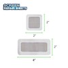 Self Adhesive Window and Door Screen Repair Sheets (Gray)