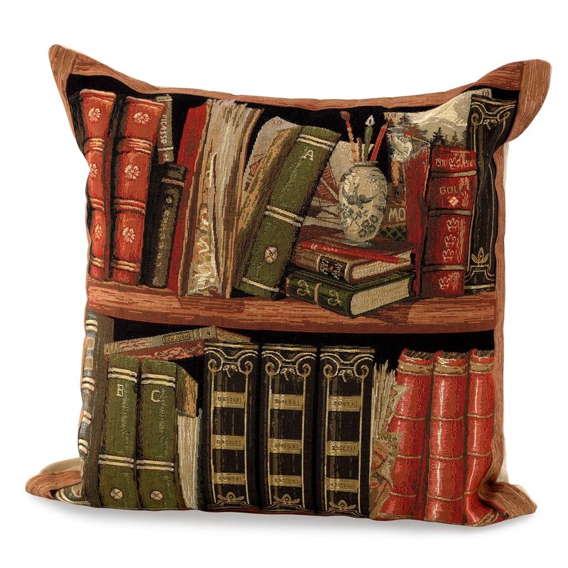 Yapatkwa Belgian Tapestries, Leather / Library Books on Shelf with