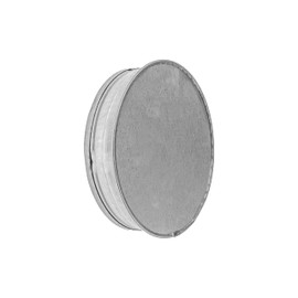 HVAC OV Galvanized Metal Duct End Cap - 5 Inch Fit - Available in Different Sizes to Suit Your Needs