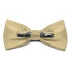 tiemart Men's Pre-Tied Clip-On Bow Tie (Sparkling Champagne)