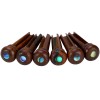 Blisstime 6Pcs Rosewood Guitar Bridge Pins Inlaid Abalone Dot Acoustic
