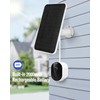 Solar Panel Charger Compatible with Arlo Pro 6/6 XL, Built-in