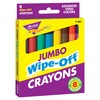 Trend Enterprises Jumbo Wipe-Off Crayons Novelty (Pack of 8)