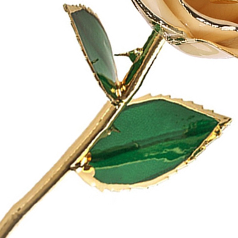 Gold Rose 24K Gold Plated Rose Gift Ornament for Birthday