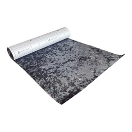 JNK NETWORKS Crushed Velvet Velour Fabric Wrap - Self Adhesive Film Sticker Decal Sheet for Car Interior Furniture Upholstery Drawer DIY Elastic Stretch Peel and Stick (Grey, 8X55 Inches)