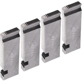 4-Piece 47745 Universal Threading Machine Dies – Fits 1/2" to 3/4" Pipes, Compatible with RIDGID 300, 535, 1822-I, and 1224 Pipe Threading Machines
