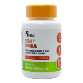Nopal Y Toronja 60 Capsulas Snatural