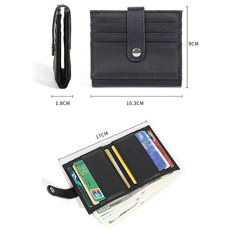 Cartera Mujer de Piel Elegante y Práctica, Billetera Mujer Plegable