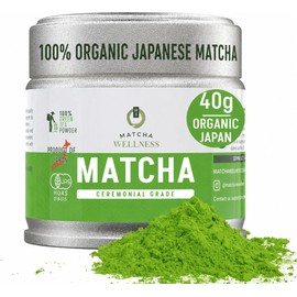 Eco Heed Matcha polvo de té verde grado ceremonia 40 g - USDA Organic  1st Harvest Premium Matcha de Uji - Matcha Wellness                            