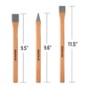 ASR Outdoor 3pc Heavy Duty Cold Steel Chisel Set Geology