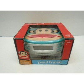 Paul Frank pf250 am/fm desktop radio clock with back up battery