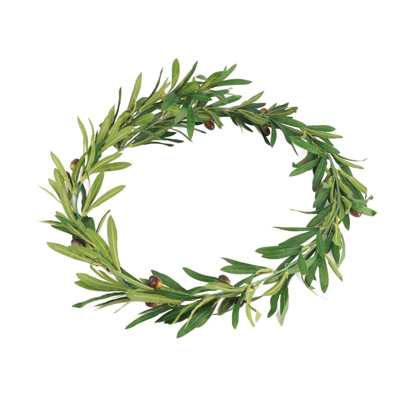 Olive Fruit Cane Wedding Backdrop Decoration Simulation Olive Leaf Cane
