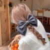 NEUROVEX ヘアクリップ バレッタ 大きめリボン 三層デザイン エレガント 上品 シンプル 髪飾り レディース