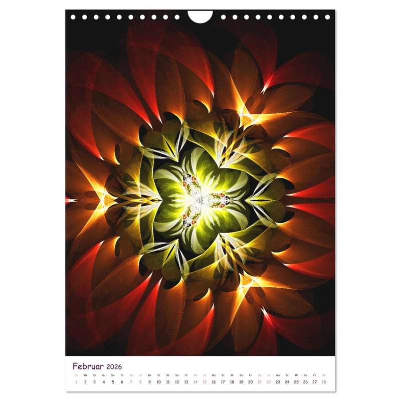 Digitale Traumreise (Wandkalender 2026 DIN A4 hoch), CALVENDO Monatskalender