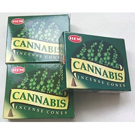 HEM Incense Canabis Cones Set of 3