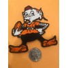 Unbranded Cleveland Browns Vintage Embroidered Iron On Patch RARE 3.5”