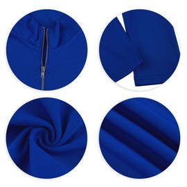 EOSIEDUR Women's Two Piece Outfits Zip Top Jacket and Elastic Waistband Pant Women Sweatsuit Tracksuit Sets, Blue L